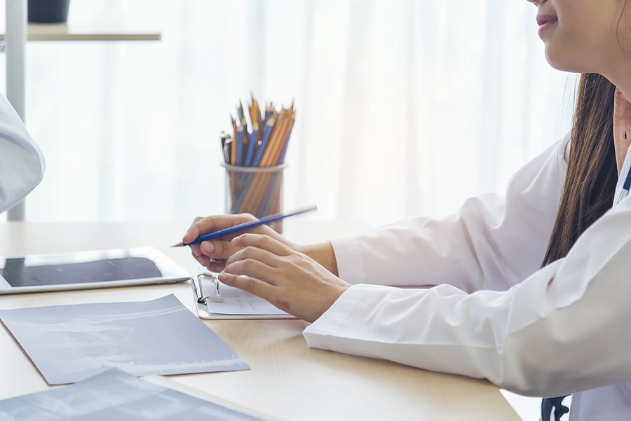 Nurse at desk